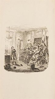 CRUIKSHANK, George (1792-1878). Points of Humour; Illustrated. London: C. Baldwyn, 1823-1824.  FIRST EDITION.