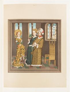 [ILLUMINATION]. URSULA, Saint. The Legend of Saint Ursula and her Companions with Illuminated Miniatures... London, 1869.