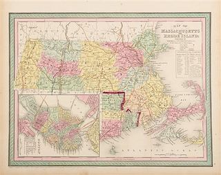 * [ATLASES] MITCHELL, Samuel Augustus (1790-1868). A New Universal Atlas. Philadelphia, 1852.