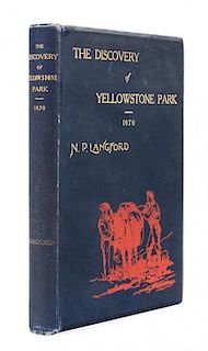LANGFORD, Nathaniel Pitt. Diary of the Washburn Expedition to the Yellowstone and Firehole Rivers in the Year 1870. 1905.
