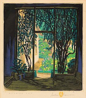 Gustave Baumann, (American/German, 1881-1971), Morning Sun, 1931