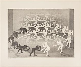 M. C. Escher, (Dutch, 1898-1972), The Encounter, 1944