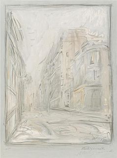 * Alberto Giacometti, (Swiss, 1901-1966), Rue d'Alesia, 1954