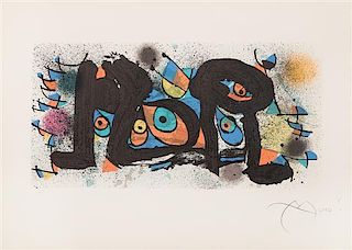 Joan Miro, (Spanish, 1893-1983), Miro Sculptures II, 1974
