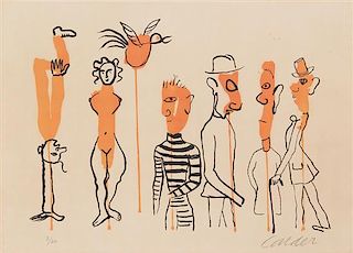 Alexander Calder, (American, 1898-1976), Criminel au Milieu, 1966