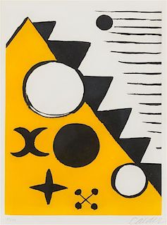 * Alexander Calder, (American, 1898-1976), Untitled (La Scie et les Boules), c. 1965