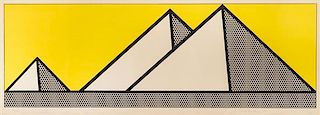 Roy Lichtenstein, (American, 1923-1997), Pyramids, 1969
