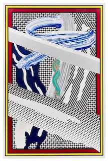 * Roy Lichtenstein, (American, 1923-1997), Reflections on Expressionist Painting, 1990 (from The Carnegie Hall 100th Annivers