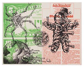 David Wojnarowicz, (American, 1954-1992), Untitled (Voodoo Doll and Spider), 1990 (together with the Tongues of Flame exhibit