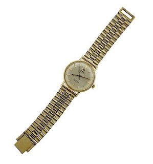 Omega Seamaster De Ville 14k Gold Automatic Watch