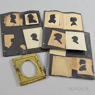 Nine Hollow-cut Silhouettes, (imperfections).