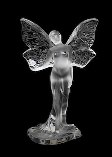 Lalique Clear and Frosted "Chrysalide Fairy"