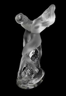 Lalique Clear and Frosted "Deux Danseuses"