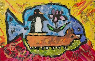 Maija Peeples Bright Painting, "Seasons Greetings"
