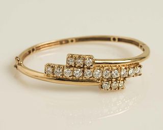 Diamond 14k Gold Bracelet