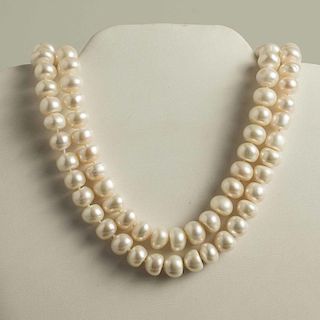 Corn Freshwater 14k Pearl Necklace