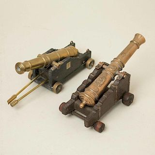 Pair of Model Cannons