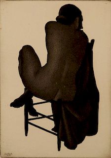 A SCARCE UNLISTED DOEL REED (1895-1985) AQUATINT