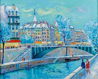 JEAN-CLAUDE PICOT OIL PAINTING