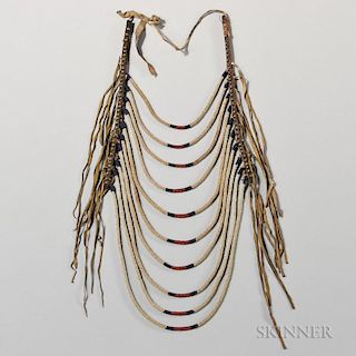 Blackfeet Beaded Loop Necklace