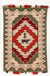 Navajo Germantown Pictorial Weaving
