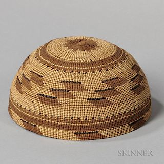 Hupa Woman's Basketry Cap