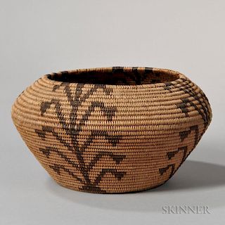 Paiute or Washo Coiled Basket