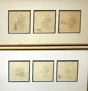 Animation Drawings, Mellerdrammerby Disney Studios, c. 1933