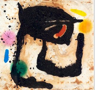 Le Dandy, Etching and Aquatint, Joan Miro (1893-1983)