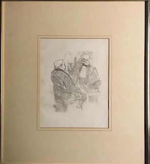 LIthograph, Georges Clemenceau et Loculista Mayer, Henri Toulouse-Lautrec (1864-1901)