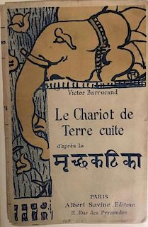 Lithograph, Dust Jacket for Le Chariot de Terre Cuite, by Toulouse-Lautrec (1864-1901)