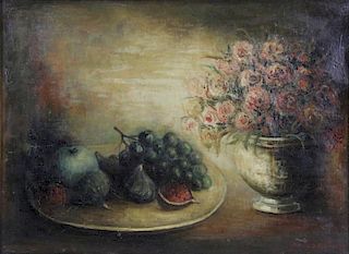 STERLING, Marc. Oil on Canvas. Still Life with