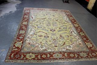 Magnificent  Vintage  Finely Woven Serapi Carpet.