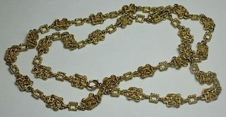 JEWELRY. Hammerman Bros. 18kt Gold Chain Necklace.