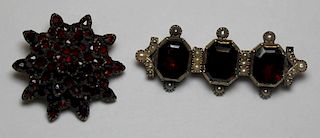 JEWELRY. Garnet Jewelry Grouping.