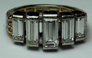 JEWELRY. Diamond Baguette Eternity Band or Ring.