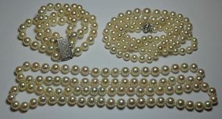 JEWELRY. Pearl Jewelry Grouping.