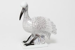 Raynaud Limoges Carven Porcelain Ibis Bird Figure