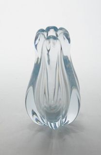 Orrefors Swedish "Stella Polaris" Art Glass Vase