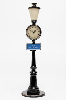 Jaeger-LeCoultre "Rue de la Paix Streetlamp" Clock