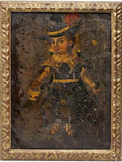 Spanish Colonial South American Toleware Painting
