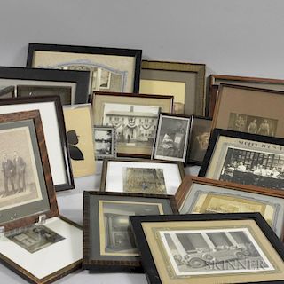 American School, 19th/20th Century      Twenty Framed Photographs of Individuals and Groups