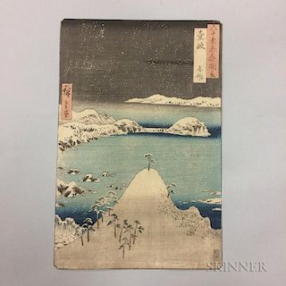 Utagawa Hiroshige (1797-1858), Shisa, Iki Province