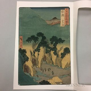 Utagawa Hiroshige (1797-1858), The Goldmines, Sado Province