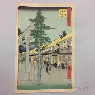 Utagawa Hiroshige (1797-1858), Mishima