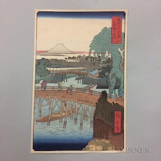 Ando Hiroshige Reproduction Woodblock Print