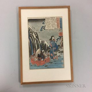 Utagawa Hiroshige (1797-1858), Miracles at Hakone