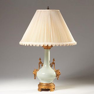 Chinese porcelain vase mounted as a lamp