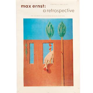 Max Ernst, signed poster
