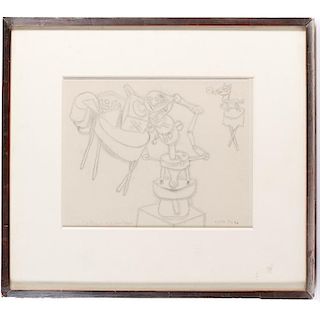 Paul Klee, pencil drawing